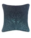 EDIEHOME EMBOSSED VELVET DECORATIVE PILLOW