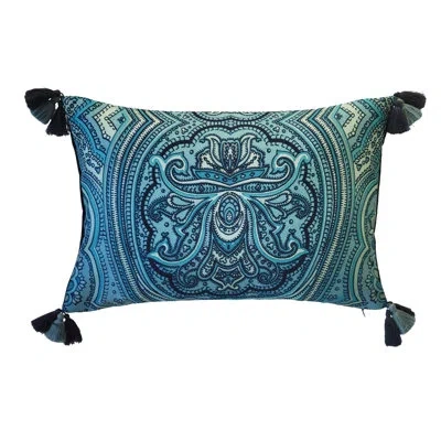 Ediehome Outdoor Square Pillow Cover In Capri
