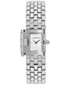 Edifier Women's Secret Diamond (3/4 Ct. T.w.) Stainless Steel Bracelet Watch 19x30mm In Stainless