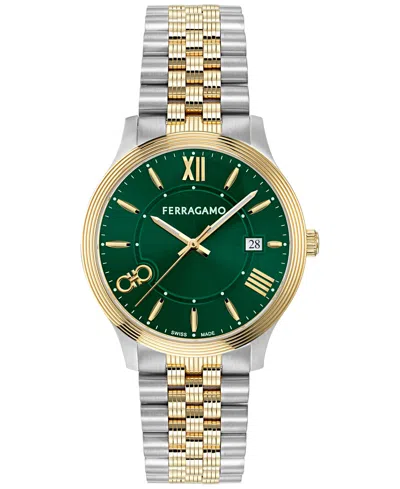 Edifier Women's Swiss Duo Two-tone Stainless Steel Bracelet Watch 40mm In Two Tone