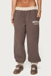 Edikted 1980 Sweatpants In Brown, Women's At Urban Outfitters In Brown