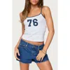 Edikted 76 Contrast Tank Top In White