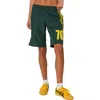 Edikted 76 Nylon Bermuda Shorts In Green