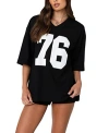 Edikted 76 Oversized Tee In Black