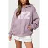 Edikted 82 Oversized Hoodie In Purple, Women's At Urban Outfitters In Multi