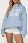 Edikted 82 Oversize Hoodie In Blue