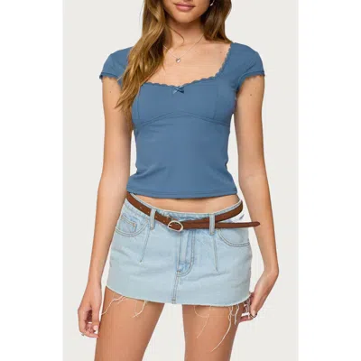 Edikted Adela Cap Sleeve Top