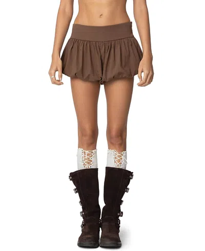EDIKTED ADRIANNA BUBBLE MICRO SHORTS