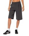 Edikted Aelia Trouser Bermuda Shorts In Dark Gray