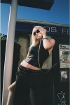 Edikted Alba Faux Leather High Neck Top In Black, Women's At Urban Outfitters