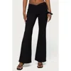 Edikted Alyce Crossover Flared Pants In Multi