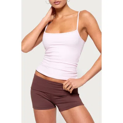 Edikted Ambar Reversible Contrast Tank Top In Pink