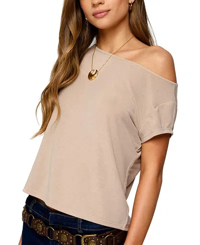 EDIKTED ANABELLA OFF SHOULDER TOP