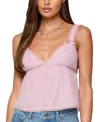 Edikted Andea Babydoll Tank Top In Pink