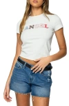 Edikted Angel Patch Baby Tee
