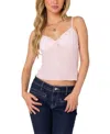 Edikted Angelina Lace Camisole In Pink