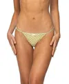 Edikted Anna Textured String Bikini Bottoms