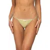 Edikted Anna Textured String Bikini Bottoms