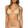Edikted Anna Textured Triangle Bikini Top