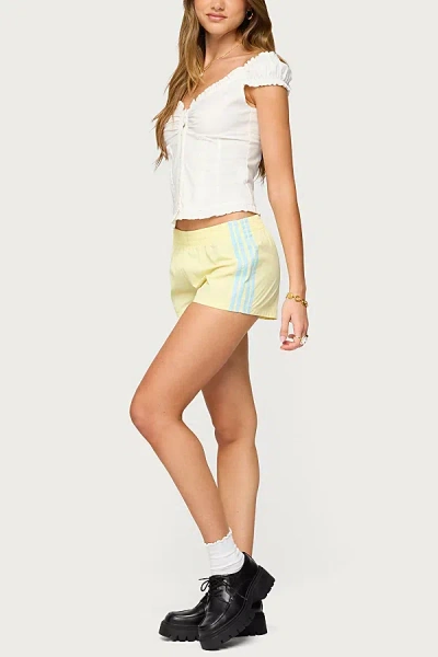 Edikted Arlow Ruffle Button Up Top In White, Women's At Urban Outfitters