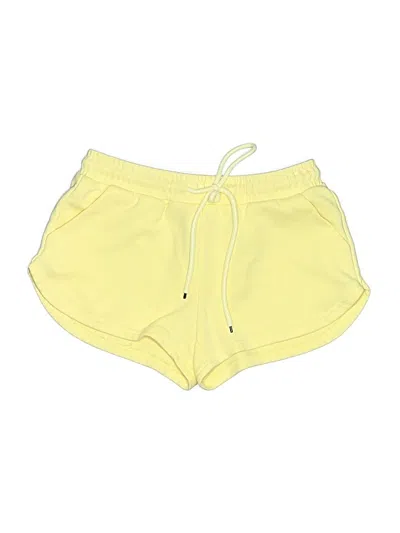 Pre-owned Edikted Athletic Shorts In Yellow