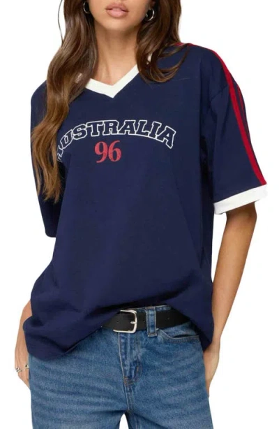 EDIKTED EDIKTED AUSTRALIA 96 OVERSIZE T-SHIRT