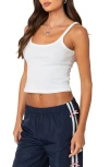 Edikted Women's Marigold Side Slit Top In White