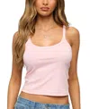 Edikted Basic Babe Tank Top In Pink