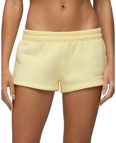 Edikted Basic Girl Low Rise Sweat Shorts In Multi