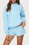 Edikted Basic Girl Oversize Hoodie In Light-blue