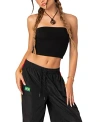 Edikted Women's Basic Strapless Tube Top In Black