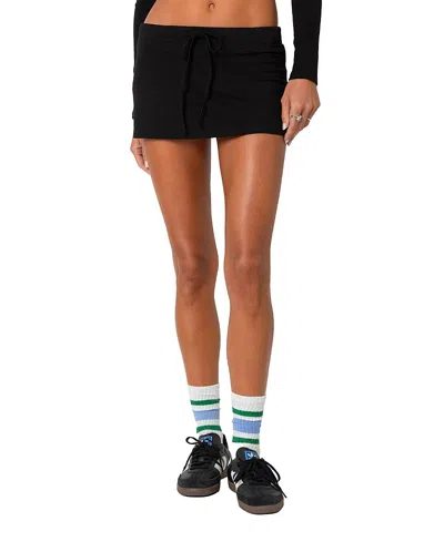 EDIKTED BAYSIDE SLITTED MICRO SKORT