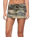 Edikted Bayside Camo Drawstring Microskort In Multi