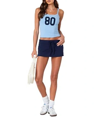 EDIKTED BAYSIDE SLITTED MICRO SKORT