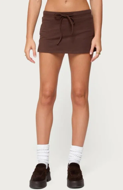 EDIKTED EDIKTED BAYSIDE STRETCH COTTON MICRO SKORT