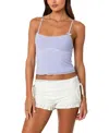 Edikted Bethany Mesh Camisole In Lilac