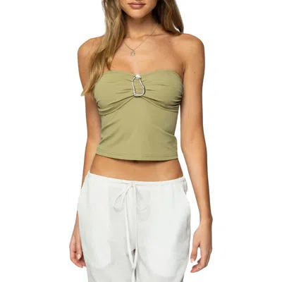 EDIKTED EDIKTED BEX METAL RING TUBE TOP