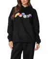 Edikted Billiard Oversized Hoodie In Black