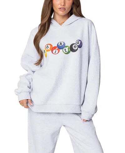 EDIKTED BILLIARD OVERSIZED HOODIE