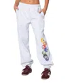 Edikted Billiard Oversized Sweatpants In Gray Melange