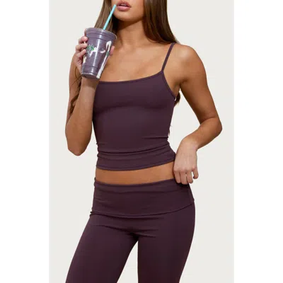 Edikted Blonka Crop Camisole In Purple