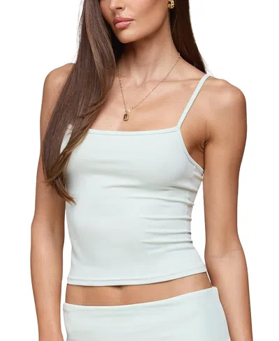 Edikted Blonka Crop Camisole In Neutral