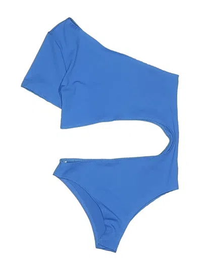 Pre-owned Edikted Bodysuit In Blue