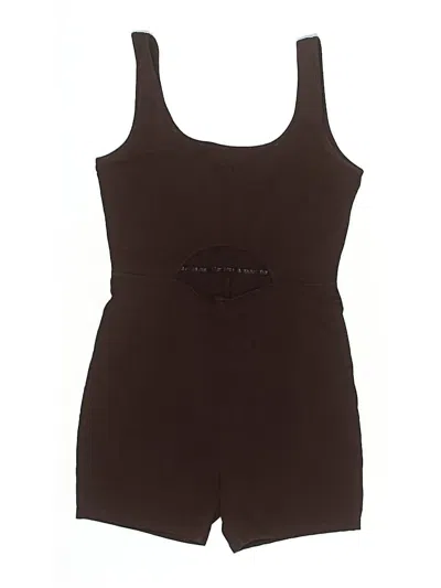 Pre-owned Edikted Bodysuit In Brown