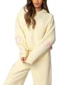 Edikted Bonney Bow Oversize Hoodie In Yellow