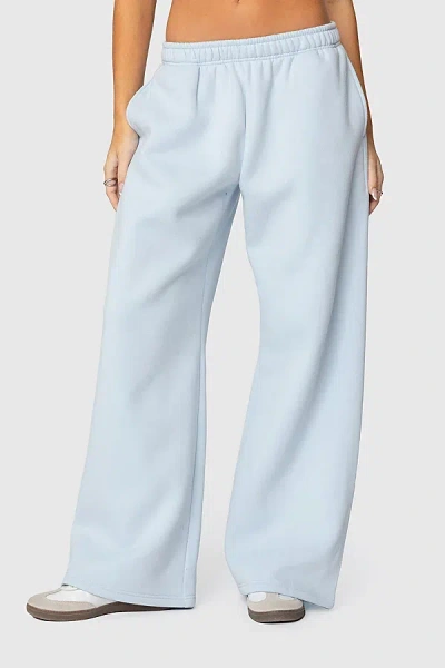 Edikted Bonney Bow Detail Sweatpants In Blue, Women's At Urban Outfitters