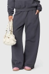Edikted Bonney Bow Detail Sweatpants In Dark/gray, Women's At Urban Outfitters