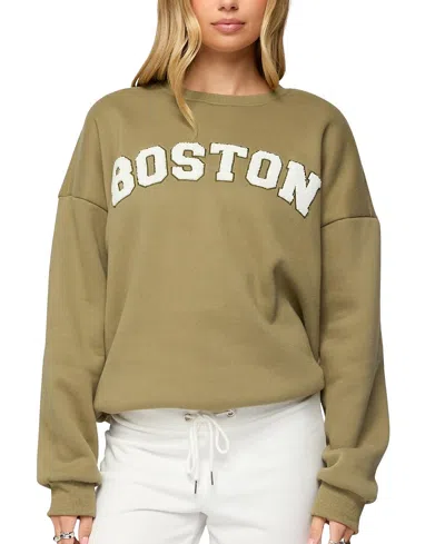 EDIKTED BOSTON GIRL SWEATSHIRT