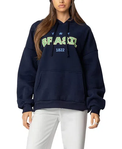 EDIKTED BRASIL OVERSIZED HOODIE