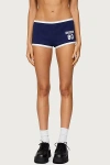 Edikted Brooklyn Contrast Shorts In Navy, Women's At Urban Outfitters